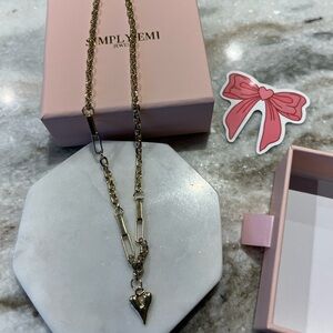 Women’s Jewelry Heart Shaped Long Necklace